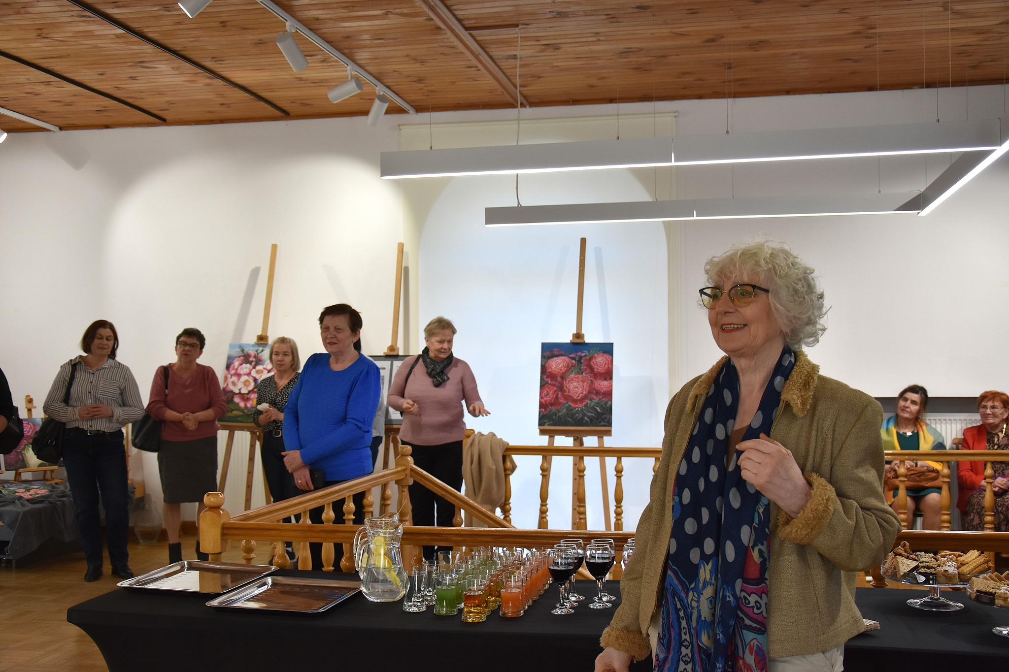 Malwy, róże, fiołki... - Wernisaż wystawy Barbary Harasim